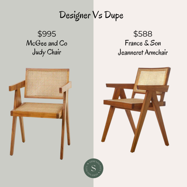Designer VS Dupe – McGee and Co Judy Chair