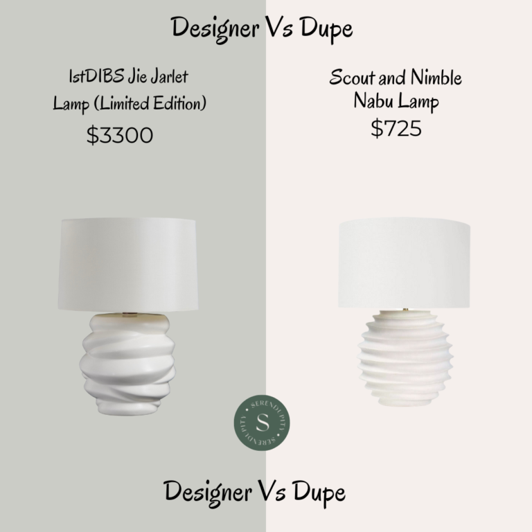 Designer VS Dupe – 1stDIBS Jie Jarlet Lamp (Limited Edition)