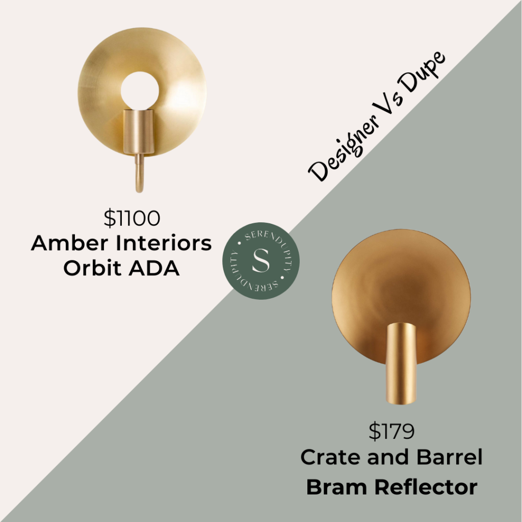 Designer VS Dupe - Visual Comfort Robinson Pendant