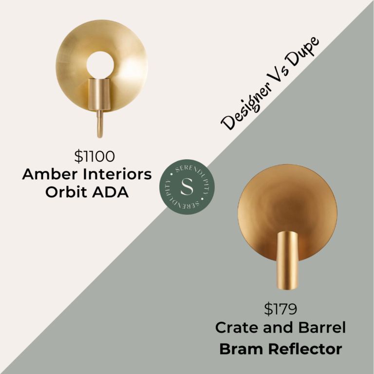 Designer VS Dupe – Amber Interiors Orbit ADA Sconce
