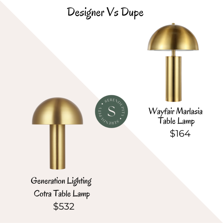 Designer VS Dupe – Generation Lighting Cotra Table Lamp