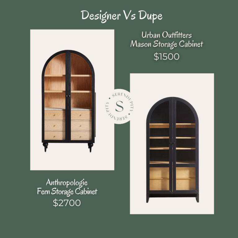 Designer VS Dupe – Anthropologie Fern Storage Cabinet