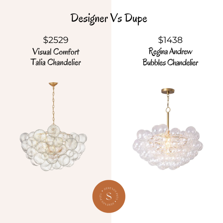 Designer VS Dupe – Visual Comfort Talia Large Chandelier