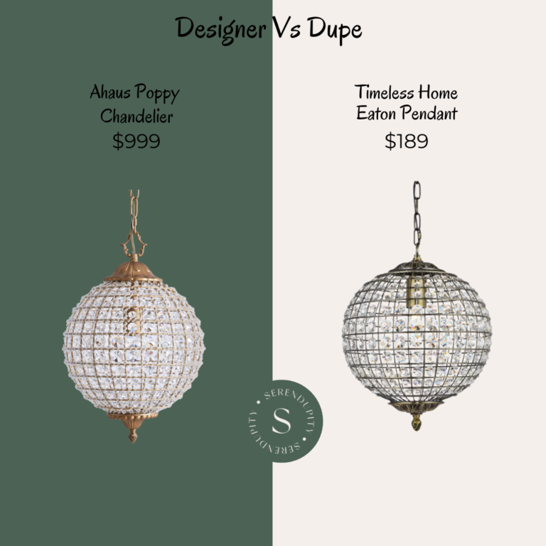 Designer VS Dupe – Arhaus Poppy Round Chandelier