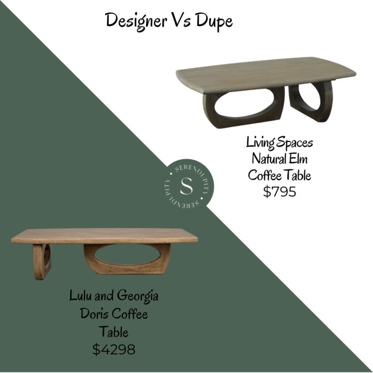 Designer VS Dupe – Lulu and Georgia Doris Coffee Table