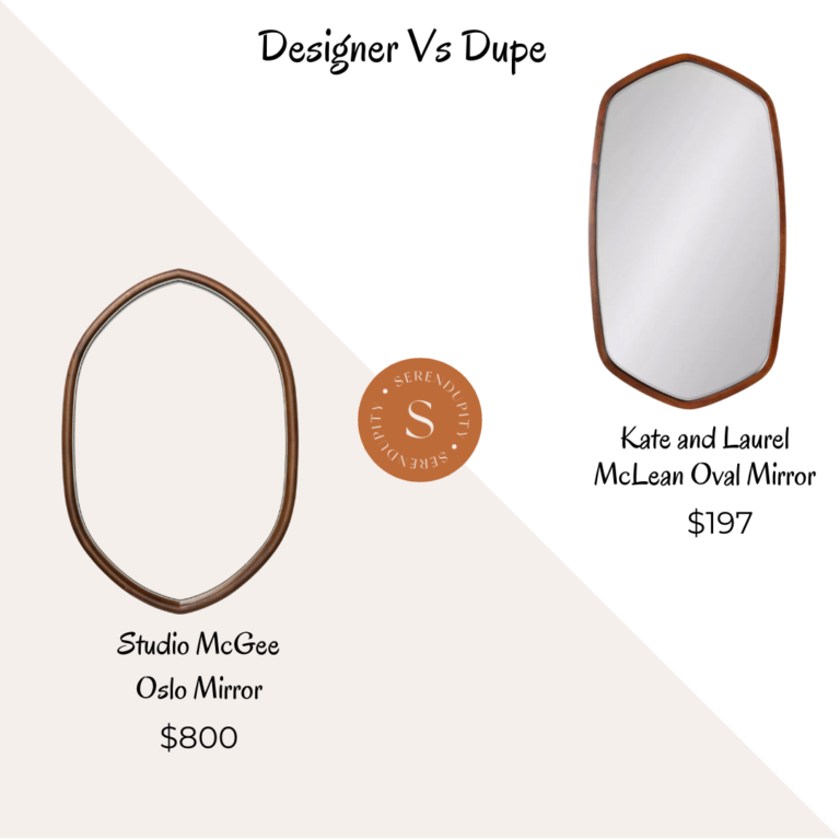 Designer VS Dupe – McGee and Co Oslo Mirror