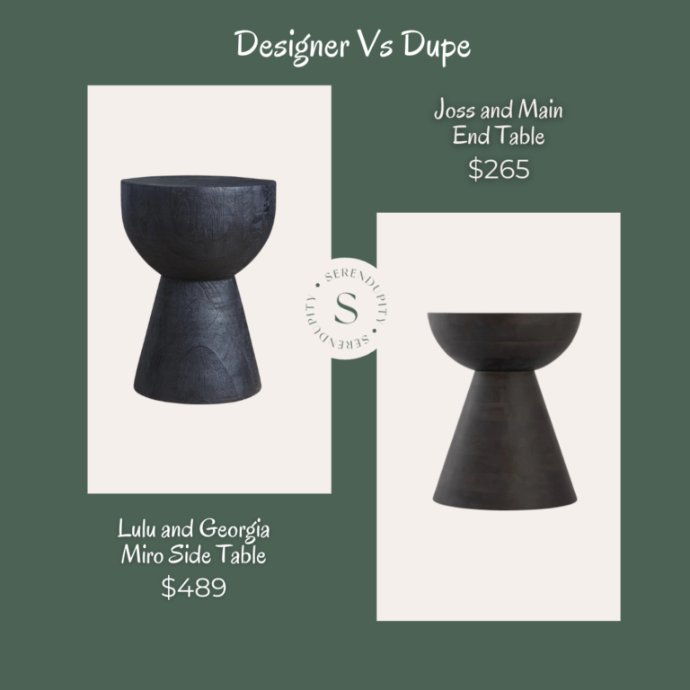 Designer VS Dupe – Lulu and Georgia Miro Side Table