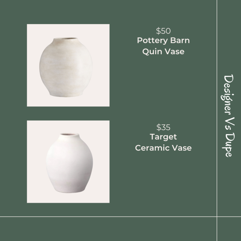 Designer VS Dupe – Pottery Barn Quin Vase