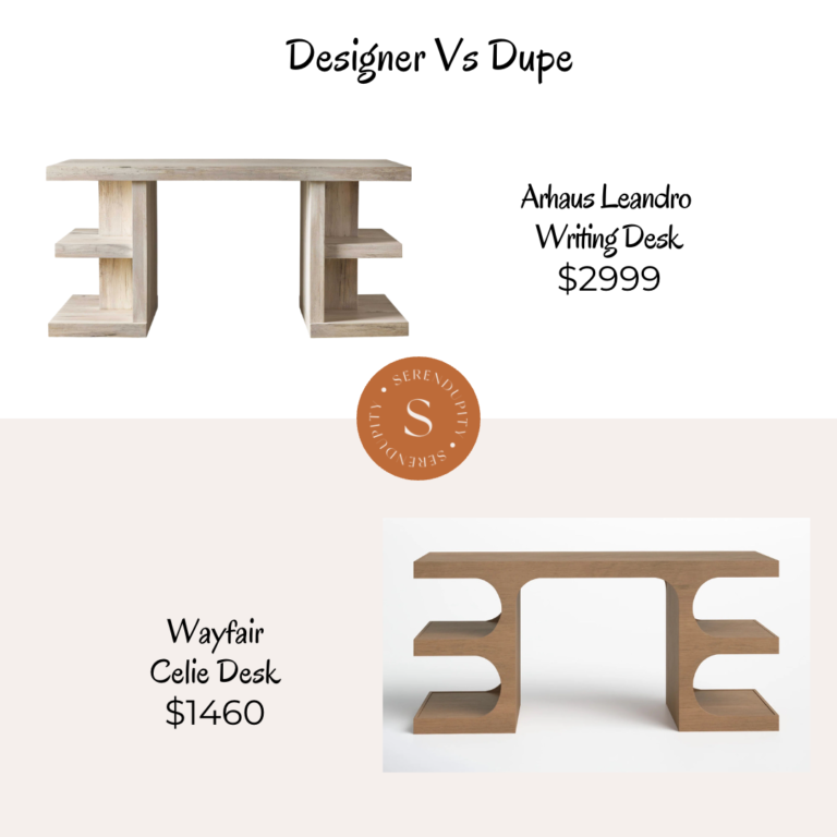 Designer VS Dupe – Arhaus Leandro Writing Desk